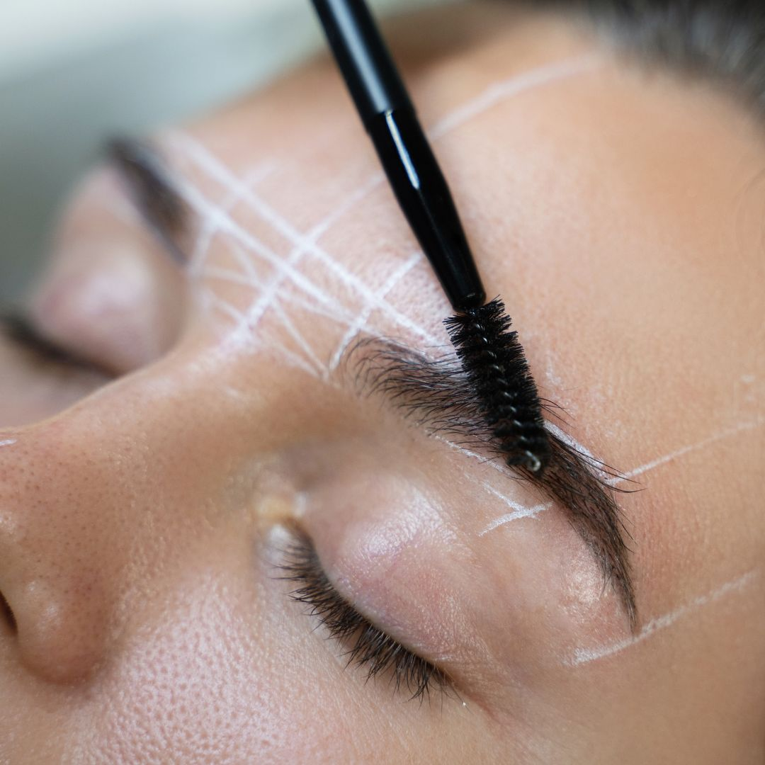 Brow mapping in progress